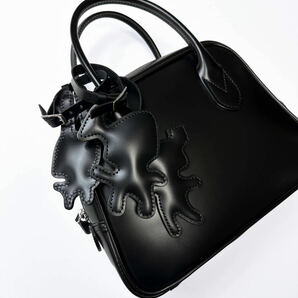 未使用 Xmas 青山バッグ ステアバッグ カスタム トイ コムデギャルソン 革鞄 レザー Holiday Aoyama Steer Bag Custom Toy Leather青山限定の画像4