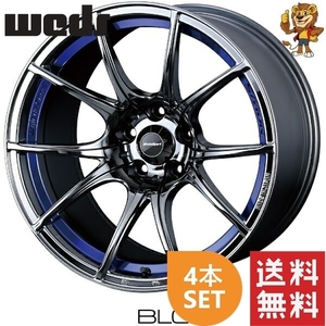 ホイール4本セット weds WEDSSPORT SA10R (BLC) 18インチ 10.5J PCD114.3/5H インセット:25 ウェッズスポーツ SA10R 【法人宛て発送限定】