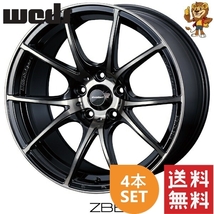 ホイール4本セット weds WEDSSPORT SA10R (ZBB) 18インチ 8.5J PCD114.3/5H インセット:35 ウェッズスポーツ SA10R 【法人宛て発送限定】_画像1