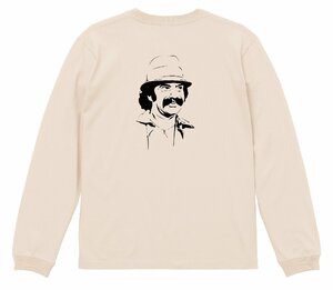 ローライダー チカーノ チーチ＆チョン ロングTシャツ リブ付 1 ナチュラル (M/L) 新品 長袖 ロンT チョロ 1970s ギャング メキシコ