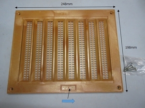 150×200/スライド式レジスター/レジスター/換気レジスター/換気/木目調/IK印