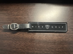 ＮＩＫＥ　ＧＯＬＦ　ネームプレート　ブラック　中古　美品