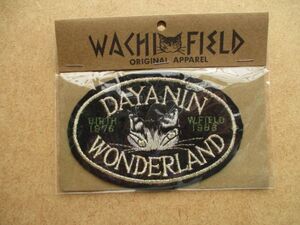 わちふぃーるど 猫のダヤンDAYANIN WONDERLANDワッペン/アニメねこネコDAYAN THE CAT池田あきこWachifield patchキャラクター S26