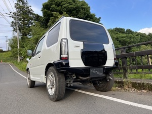 塗装済み　JB23 ジムニー　リア　バンパー　日本製　FRP　クロカン　オフロード　クラリス　フィッティング保証