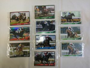 F1-18【同梱可能】送料無料 OWNERS HORS 馬 競馬 バンダイ 2012年　トレーディングカード 9枚セット