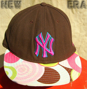 即決■NEW ERA■ピーチブラウンしか採用しませんcap■■古着