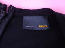 FENDI フェンディ　ティアードフリルワンピース　ウール　40 新品未使用品_画像9