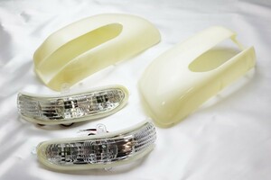 トヨタ パッソ 10 系 LED 未塗装 ドア ミラー カバー 交換式 ( 爪形状要確認 )