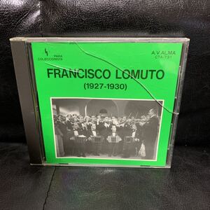 para coleccionista FRANCISCO LOMUTO 1927-1930 フランシスロムート　アルゼンチン　タンゴ　CD