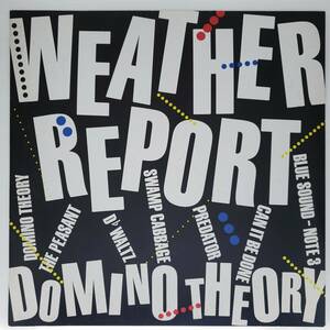 良盤屋◆LP◆Jazz;ウェザー・リポート/ドミノ・セオリー　Weather Report/Domino Theory/1984 ◆Fusion, Vocal◆J-2899