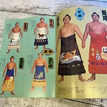 j219 1980年7月 名古屋場所パンフレット 北の湖 輪島 三重ノ海 若乃花　貴乃花_画像6