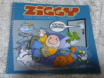 本☆英文・ジギー2008年予定表エンゲージメントカレンダー「Ziggy ENGAGEMENT CALENDAR」トム・ウィルソン22X18.7㎝　たっぷり100頁以上_画像1