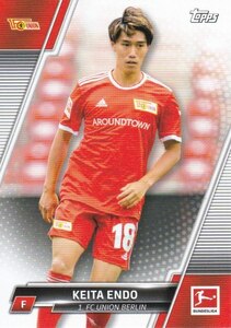 21-22TOPPS☆17遠藤渓太☆1.FC UNION BERLIN BUNDESLIGA JAPAN EDITION