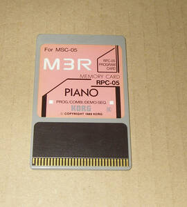 *KORG M3R PIANO RPC-05*OK!!*MADE in JAPAN*