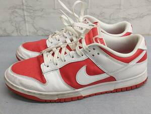 NIKE ナイキ DUNK LOW CHAMPIONSHIP RED スニーカー DD1391-600 29cm レッド×ホワイト スポーツ