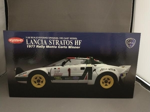 【現状品】 KYOSHO 1/18 LANCIA STRATOS HF RALLY 1977 MONTE CARLO Alitalia / No.1