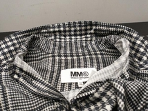 Maison Margiela メゾンマルジェラ 長袖変形シャツ サイズ表記38 グレンチェック ハウンドトゥース 21ss レディース通年_画像4