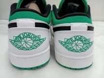 NIKE スニーカー AIR JORDAN 1 LOW ナイキ　エアジョーダン　　553558-129 27.5cm 箱あり　ホワイト　グリーン　ブラック_画像9