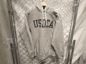 美品 STANDARD CALIFORNIA 21AW R.W USDCA HOOD SWEAT M GRAY タグ付 スタンダードカリフォリニア リバースウィーブ パーカー 店舗受取可