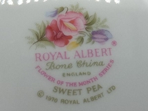 ROYAL ALBERT マンスリー フラワーオブマンス FLOWER OF THE MONTH April (４月) SWEET PEA スイートピー カップ＆ソーサー_画像5