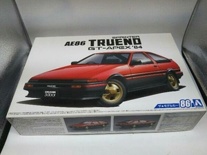 箱に傷みあり。 プラモデル アオシマ 1/24 トヨタ AE86 スプリンタートレノ GT-APEX ‘84 ザ・モデルカー No.86