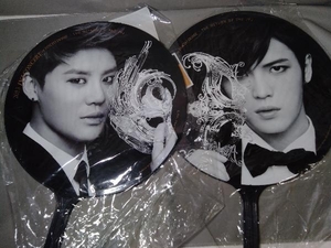  Junk JYJ CONCERT in TOKYO DOME веер "uchiwa" 2 вида комплект 