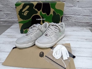 A BATHING APE アベイシングエイプ STA TEXT CODE CAMO BAPE STA ベイプスタ スニーカー 26cm グレー系 店舗受取可