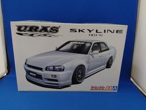 プラモデル アオシマ 1/24 URAS ER34 スカイライン TYPE-R ‘01 ニッサン ザ・チューンドカー No.4