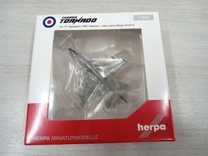 現状品 herpa 570503 PANAVIA TORNADO GR.4 No.31 Squadron Tornade Farewell Reg.ZG752