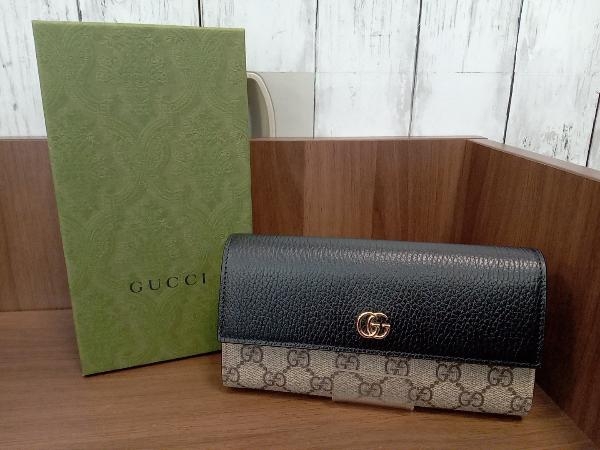 ヤフオク! -gucci(グッチ)☆ggマーモント コンチネンタル 長財布の中古