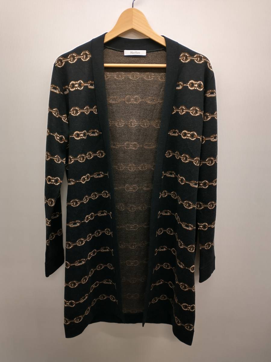 最低価格の MAX MARA STUDIO リネン 麻 ロング カーディガン S