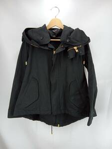 ★ THE RERACS ザ リラクス ショートモッズコート N151 MADE IN JAPAN サイズ36 ブラック 通年