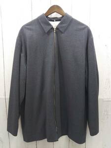 ATON エイトン SHRINK FLANNEL ZIP‐UP JACKET シュリンク フランネル ジップアップ ジャケット JKAGNW0804 サイズ 06 グレー 店舗受取可