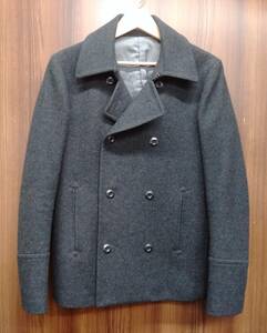 ATTACHMENT PEA-COAT アタッチメント ピーコート ウールコート ブラック サイズ2