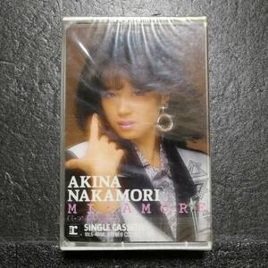  нераспечатанный кассетная лента Nakamori Akina одиночный кассета mi*amo-re long Lee *ja колено 10L5-4050