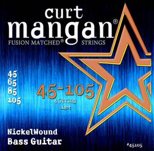 [Curt Mangan Strings][ handling end therefore stock disposal ]45105 45-105 Nickel Wound Light Bass Set