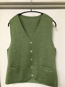 ◆【美品】Brilla per il gusto ブリッラ ペル イル グストBEAMS ビームス ニットジレLIGHT GREEN M size