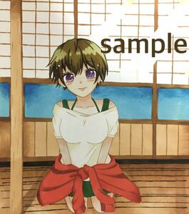 Art Auction Todos somos Kawaisou Ritsu Kawai Kana Hanazawa Ruri Miyahara Anime Manga Original Ilustración dibujada a mano Fan Art Doujin Arte original, historietas, productos de anime, ilustración dibujada a mano