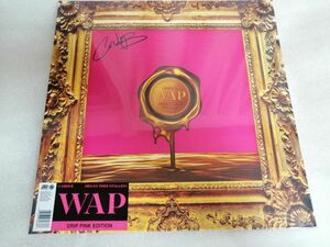 Cardi B WAP(FEAT. MEGAN THEE STALLION) Wax Drip Pink Vinyl 12' LP