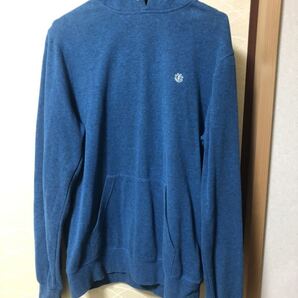 エレメント パーカー ブルー系 Mサイズ スケボー スケーター 裏起毛