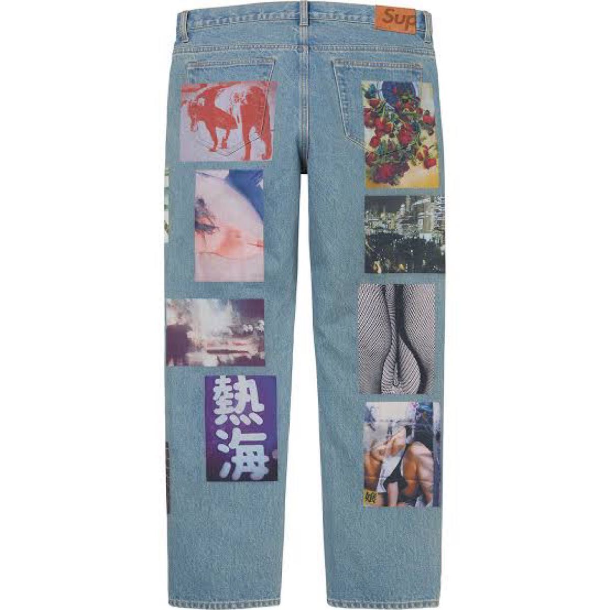刺繍サービス バッティング手袋 Supreme レギュラージーンズ デニム 34