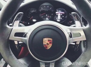 * Porsche 958 Cayenne for latter term carbon made Battle shift / butterfly / steering wheel shift / change speed shift / popular commodity / dry carbon / the lowest price challenge 