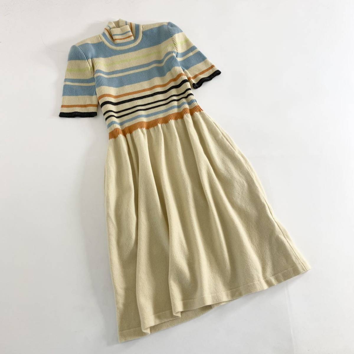 FOXEY Knit Top Marble Blanc 40 カシミヤ100% 直売大特価 www.m