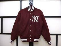90s エンパイア製 ニューヨーク ヤンキース ウール スタジャン USA製 / 90年代 empire New York Yankees Jacket ジャケット アメリカ製_画像2