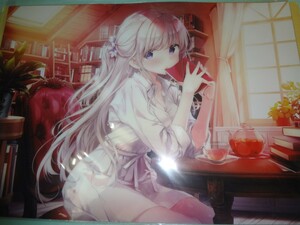 クリアポスター　絵師100人展 09 きみしま青 Timeless Love