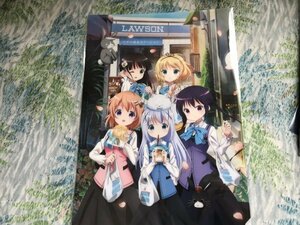 B084クリアファイル　ご注文はうさぎですか??　ローソンHMV限定 　チノ ココア リゼ 千夜 シャロ