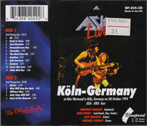 廃盤ライブ2枚組CD エイジア ASIA/Koln - Germany Alter Wartesaal 5th October 1994 [The Official Bootleg]_画像2