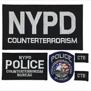 NYPD ニューヨーク市警 CTB ワッペン　５枚セット