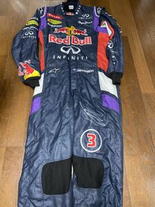 F1 Daniel * licca rudo2014 Red Bull Pro motion actual use with autograph racing suit 