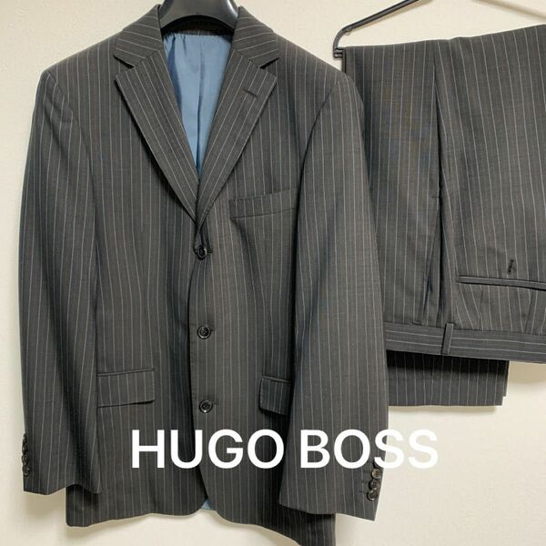 HUGO BOSS メンズ スーツセットアップ ウール混 上下セット